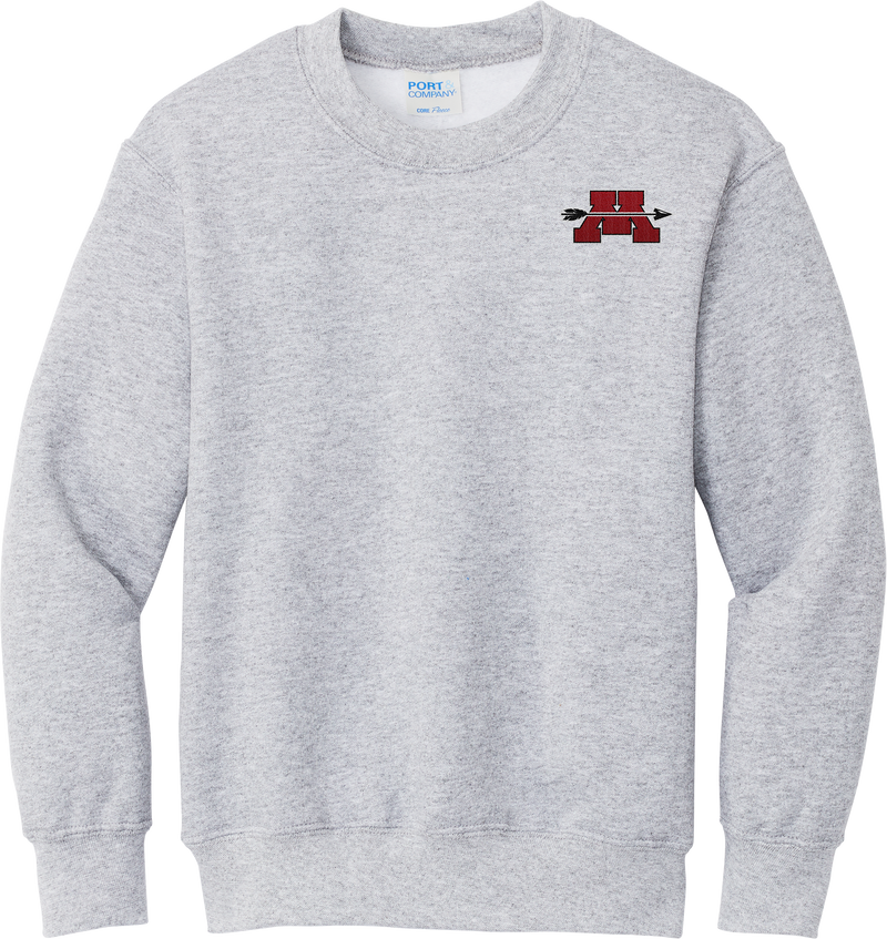 Mercer Arrows Youth Core Fleece Crewneck Sweatshirt