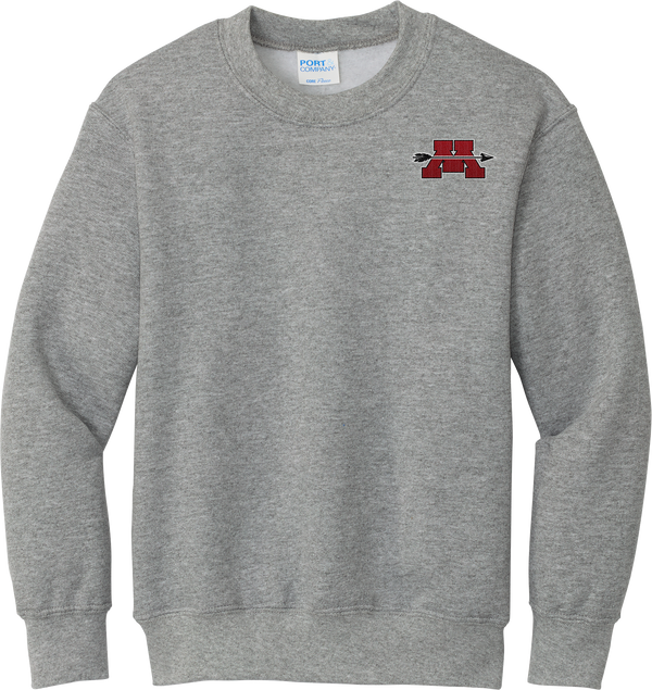 Mercer Arrows Youth Core Fleece Crewneck Sweatshirt