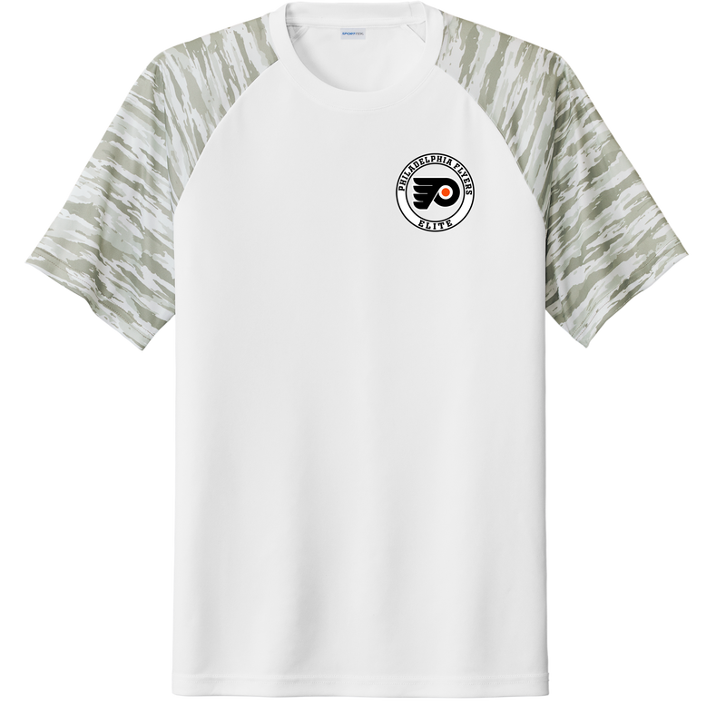 Philadelphia Flyers Elite Drift Camo Colorblock Tee