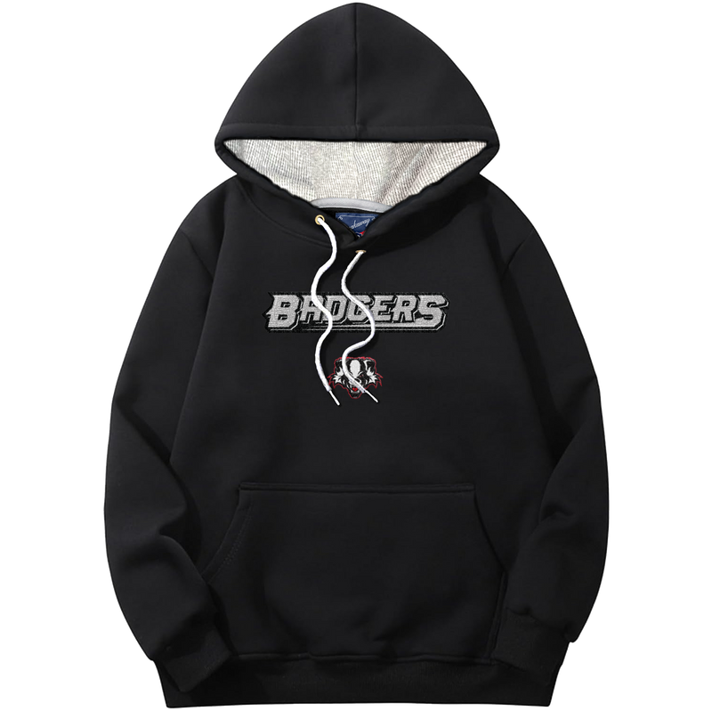 Scary Badgers Breakaway Fall Fleece Adult Hoodie
