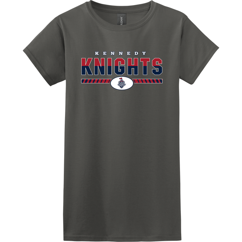 JFK Knights Football Softstyle Ladies' T-Shirt