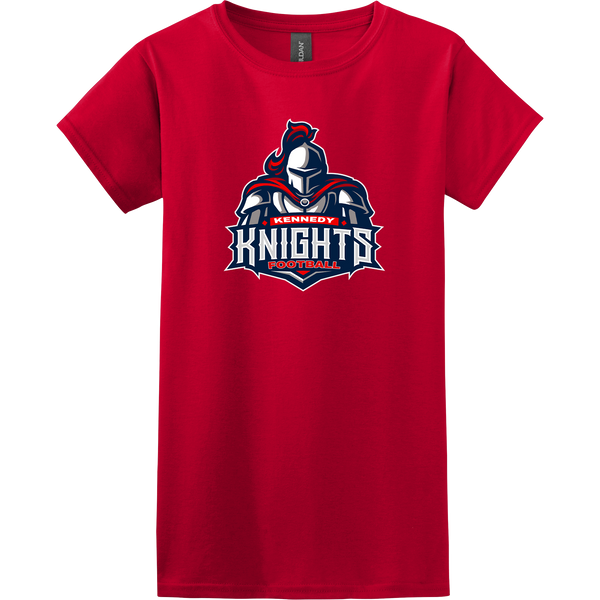 JFK Knights Football Softstyle Ladies' T-Shirt