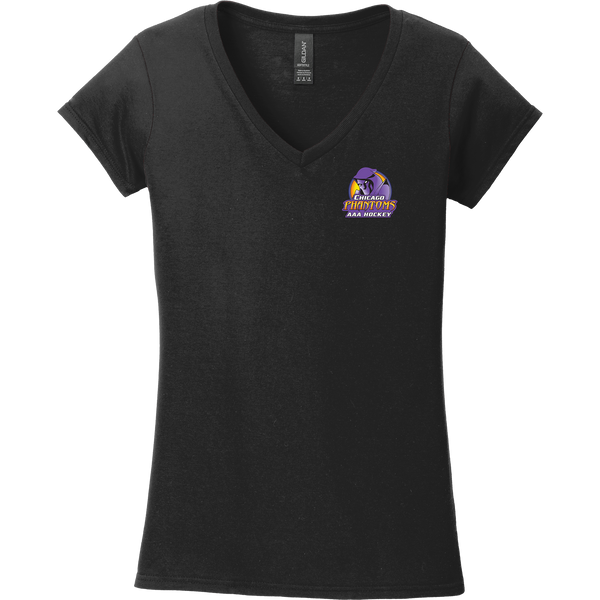 Chicago Phantoms Softstyle Ladies Fit V-Neck T-Shirt