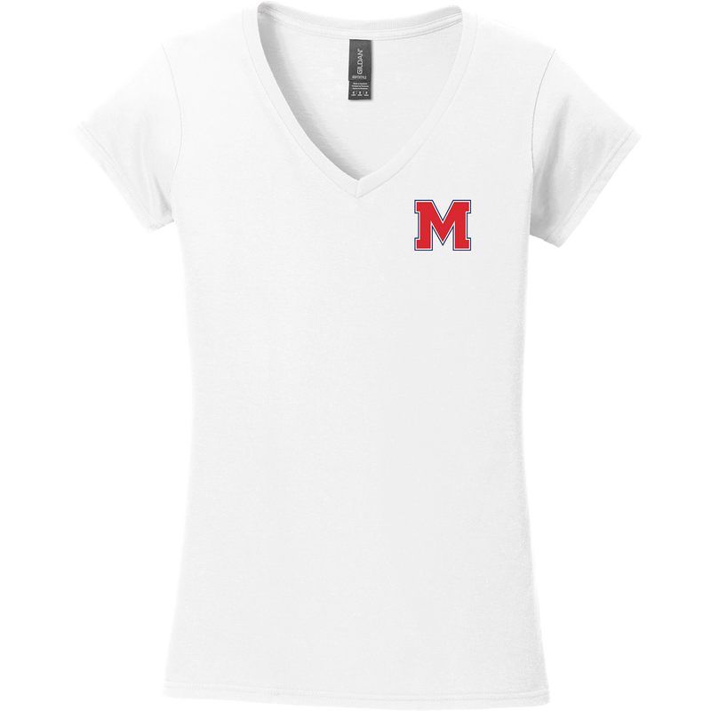 Mount St. Charles Softstyle Ladies Fit V-Neck T-Shirt