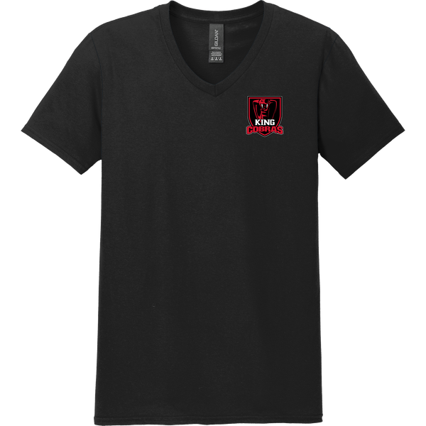 King Cobras Softstyle V-Neck T-Shirt