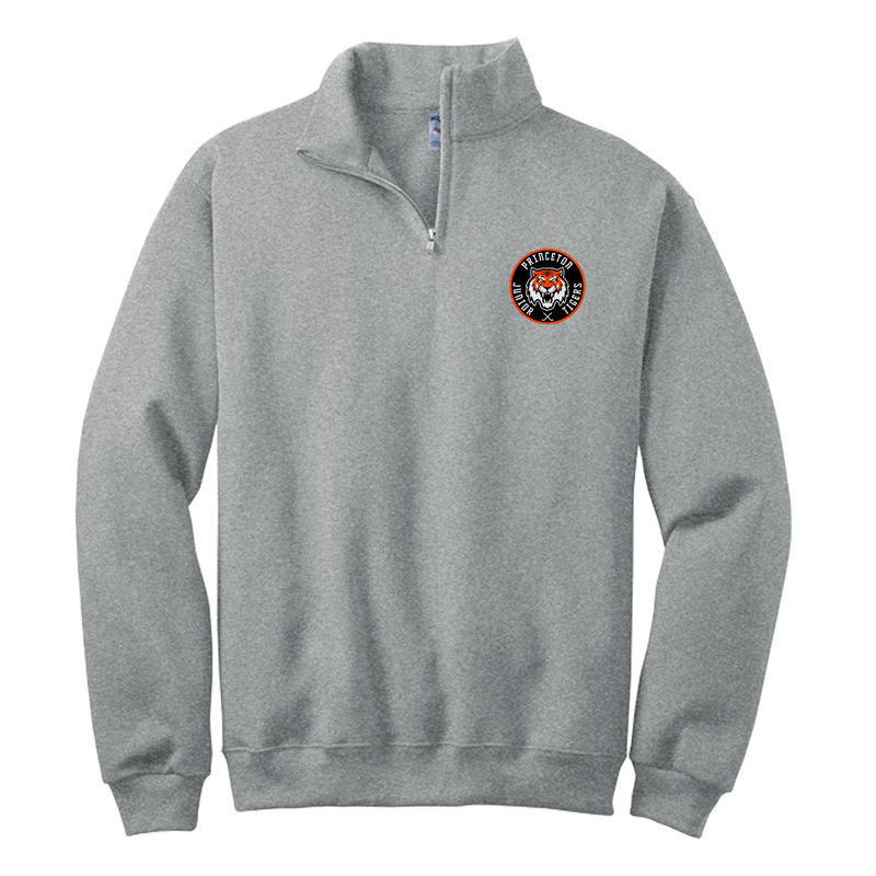 Princeton Jr. Tigers NuBlend 1/4-Zip Cadet Collar Sweatshirt