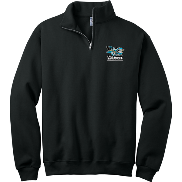 Boca Barracudas NuBlend 1/4-Zip Cadet Collar Sweatshirt