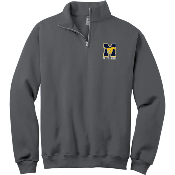 Marlboro Track and Field NuBlend 1/4-Zip Cadet Collar Sweatshirt