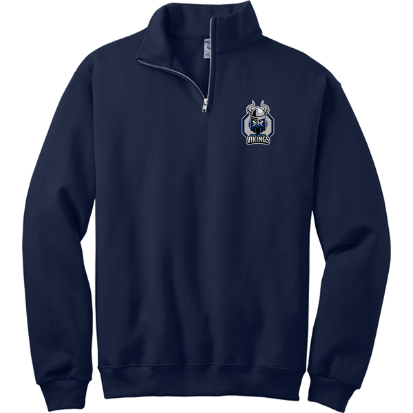 East Coast Vikings (Mens) NuBlend 1/4-Zip Cadet Collar Sweatshirt