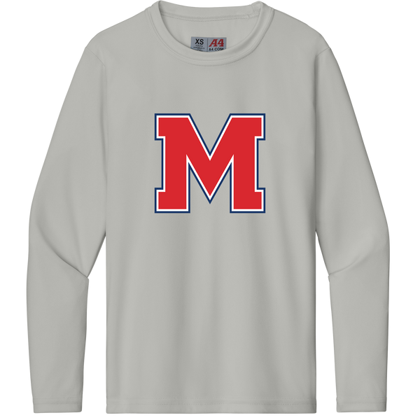 Mount St. Charles Youth Cooling Performance Long Sleeve Tee