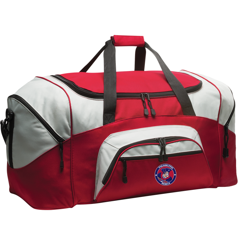 Philadelphia Rebels Standard Colorblock Sport Duffel