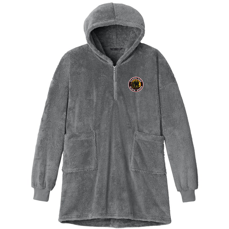 Maryland Black Bears Plush Poncho