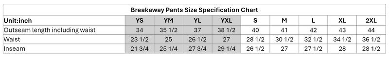 Mount St. Charles Breakaway Youth Jogger Pants