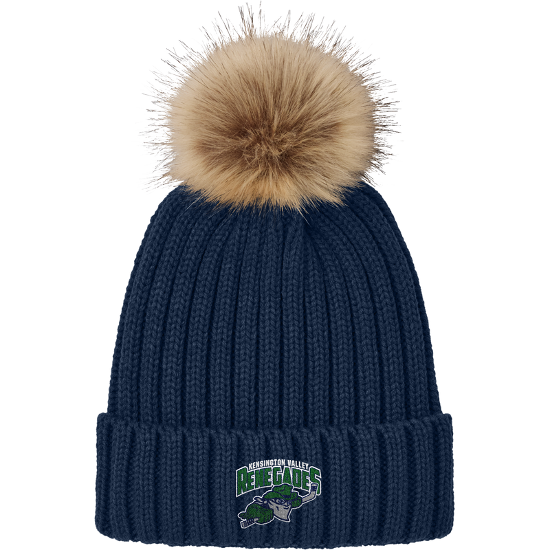 Kensington Valley Renegades Faux Fur Pom Beanie
