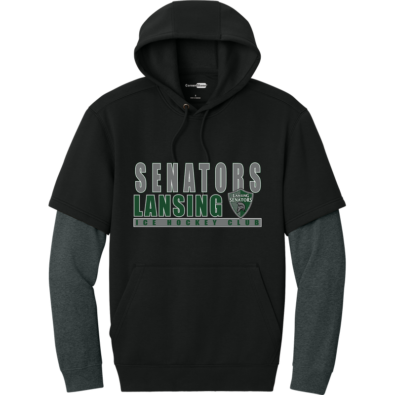 Lansing Senators Tough Fleece Layered Hoodie