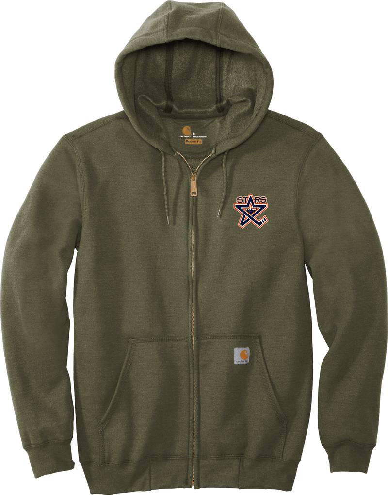 NY Stars Carhartt Midweight Hooded Zip-Front Sweatshirt