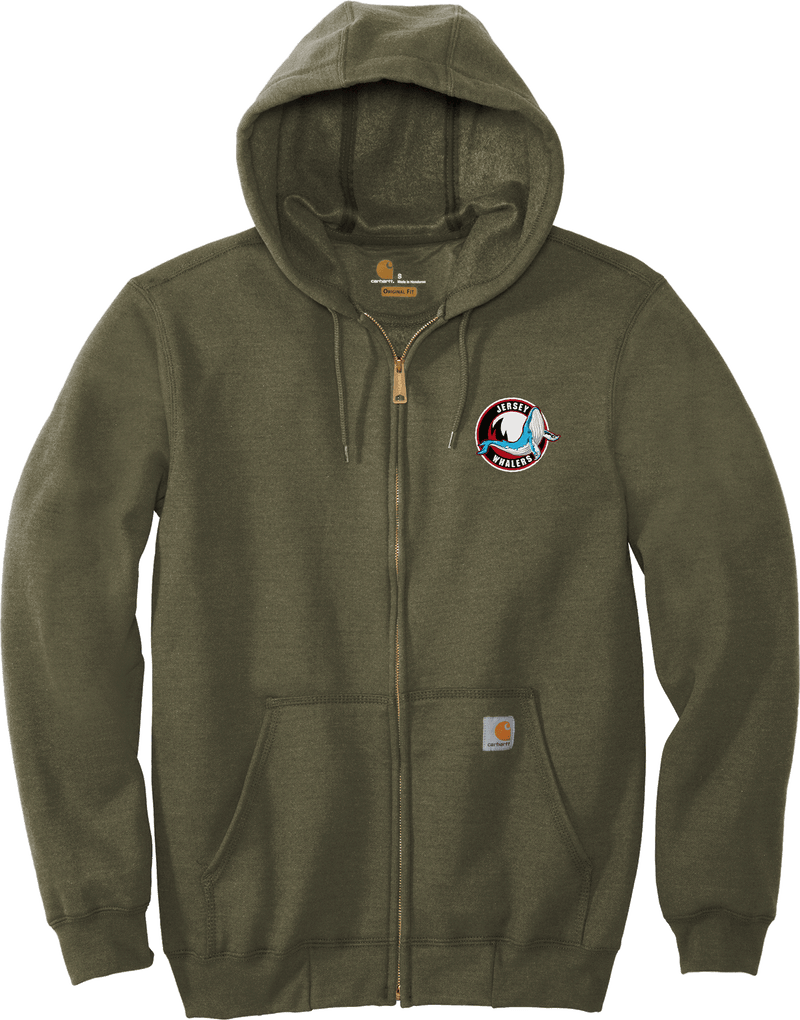 Jersey Shore Whalers Carhartt Midweight Hooded Zip-Front Sweatshirt