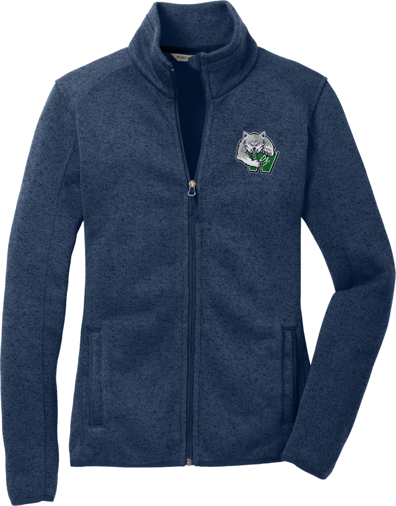 Woodbridge Wolfpack Ladies Sweater Fleece Jacket