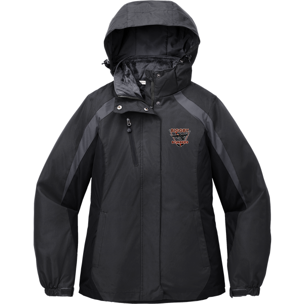 Biggby Bombers Ladies Colorblock 3-in-1 Jacket