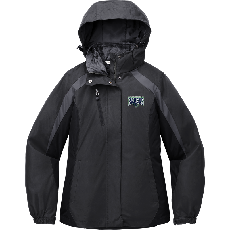 Kensington Valley Ravens Ladies Colorblock 3-in-1 Jacket