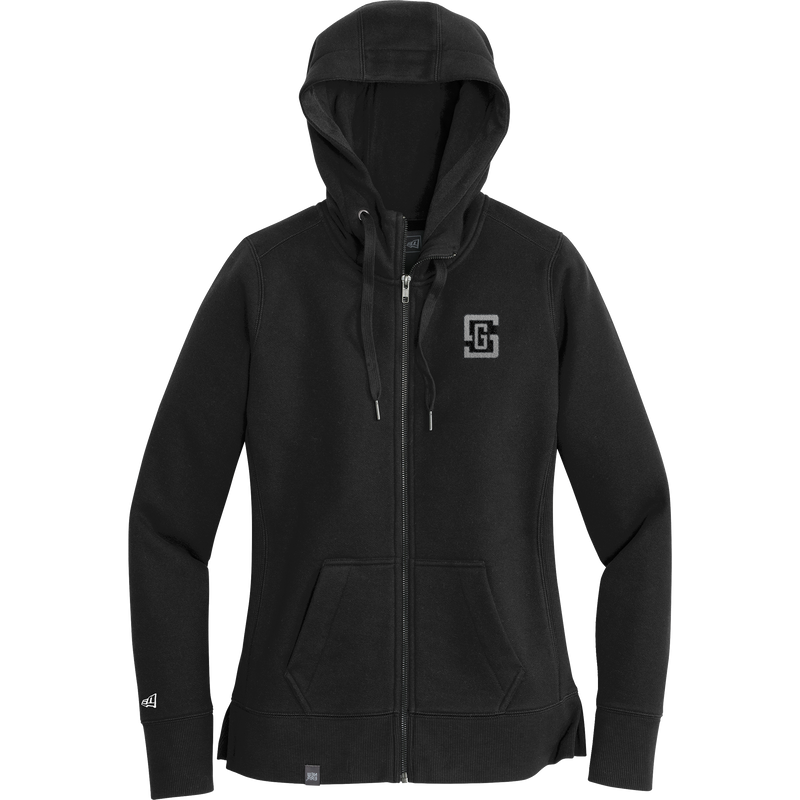 Gregory Schaefer New Era Ladies French Terry Full-Zip Hoodie