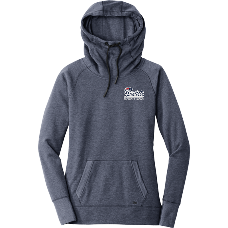 Secaucus Patriots New Era Ladies Tri-Blend Fleece Pullover Hoodie