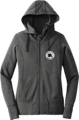 Aspen Aviators New Era Ladies Tri-Blend Fleece Full-Zip Hoodie