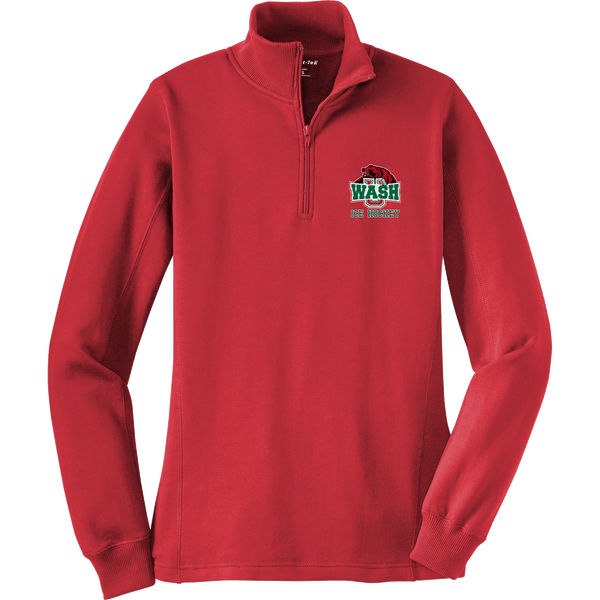 Wash U Ladies 1/4-Zip Sweatshirt