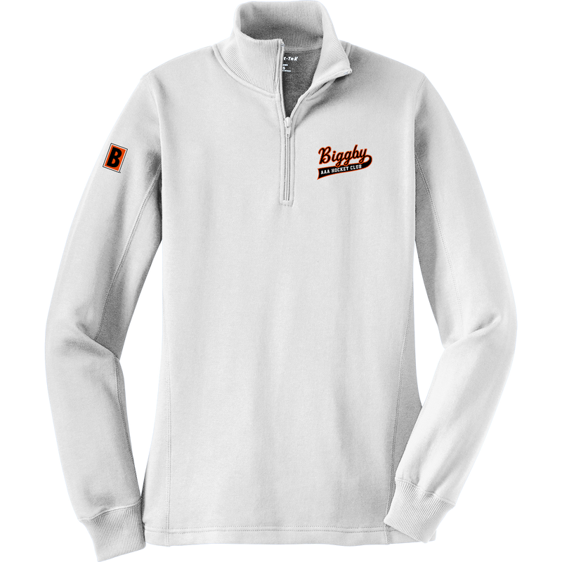 Biggby Coffee AAA Ladies 1/4-Zip Sweatshirt