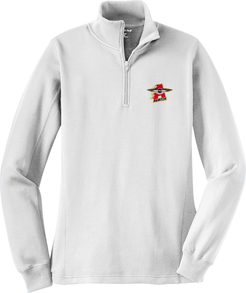 NY Aviators Ladies 1/4-Zip Sweatshirt