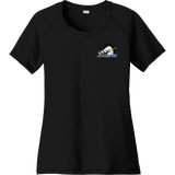 Mid-State Mustangs Ladies PosiCharge Tri-Blend Wicking Scoop Neck Raglan Tee