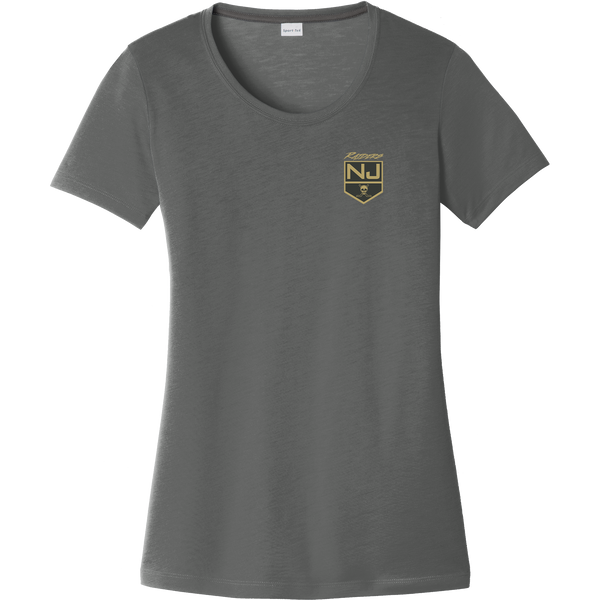 NJ Raiders Ladies PosiCharge Competitor Cotton Touch Scoop Neck Tee