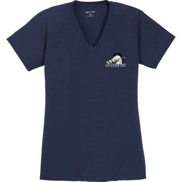 Mid-State Mustangs Ladies Ultimate Performance V-Neck