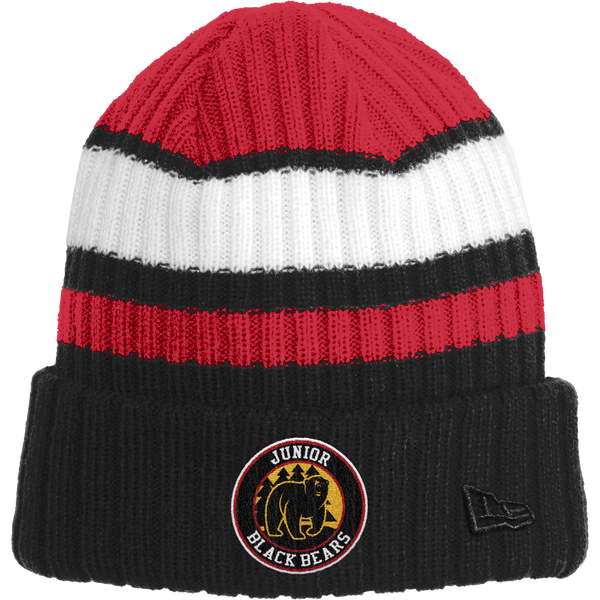 MD Jr. Black Bears New Era Ribbed Tailgate Beanie