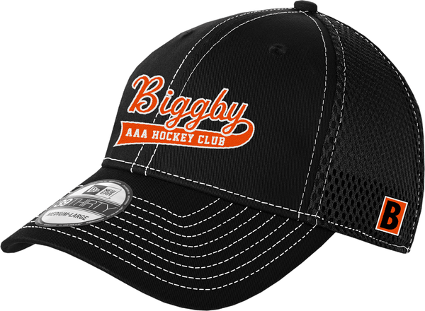 Biggby Coffee AAA New Era Stretch Mesh Contrast Stitch Cap