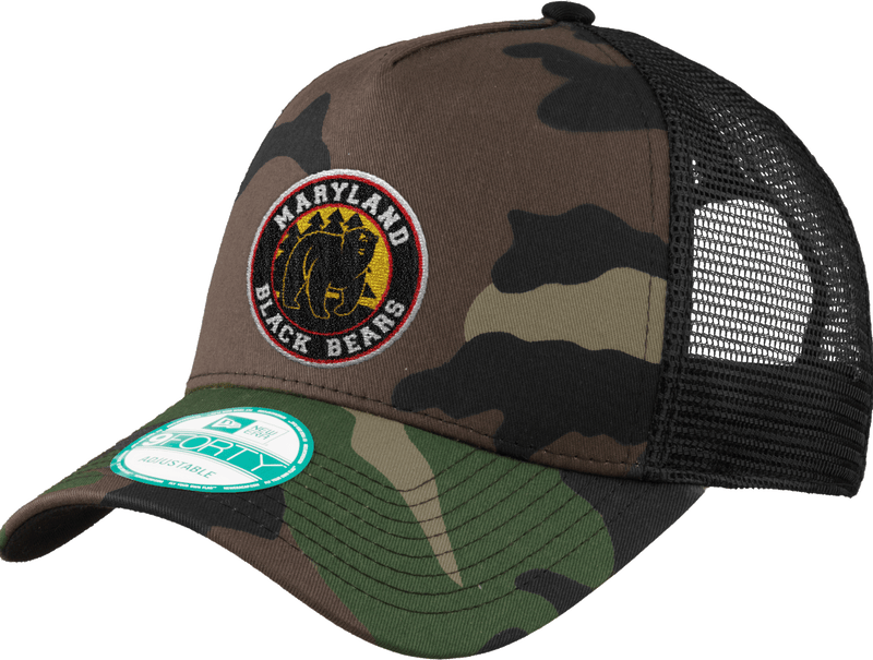 Maryland Black Bears New Era Snapback Trucker Cap