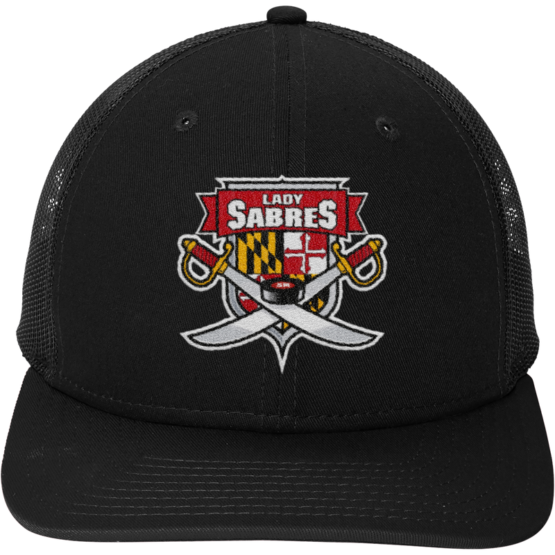 SOMD Lady Sabres New Era Snapback Low Profile Trucker Cap