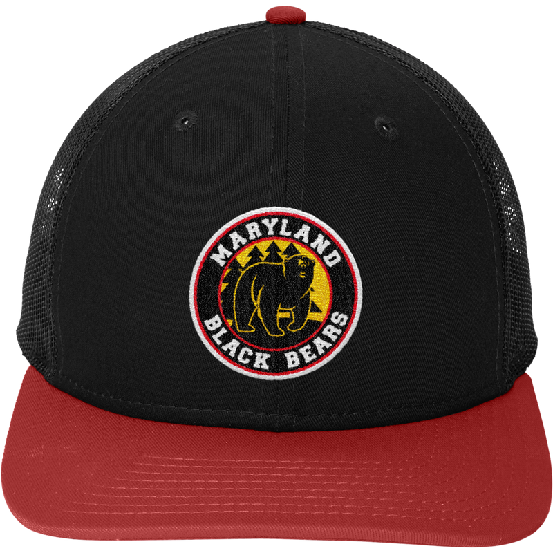 Maryland Black Bears New Era Snapback Low Profile Trucker Cap