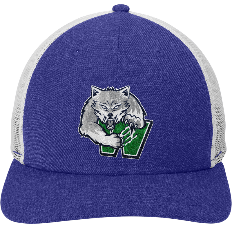 Woodbridge Wolfpack New Era Snapback Low Profile Trucker Cap