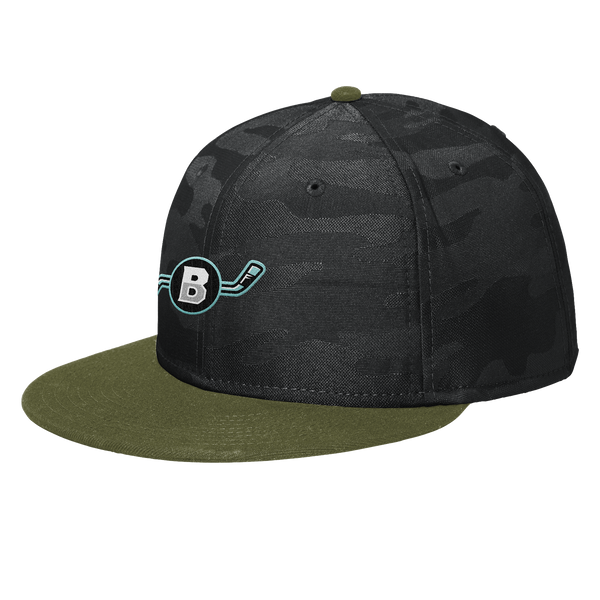 Brooklyn Aviators New Era Camo Flat Bill Snapback Cap