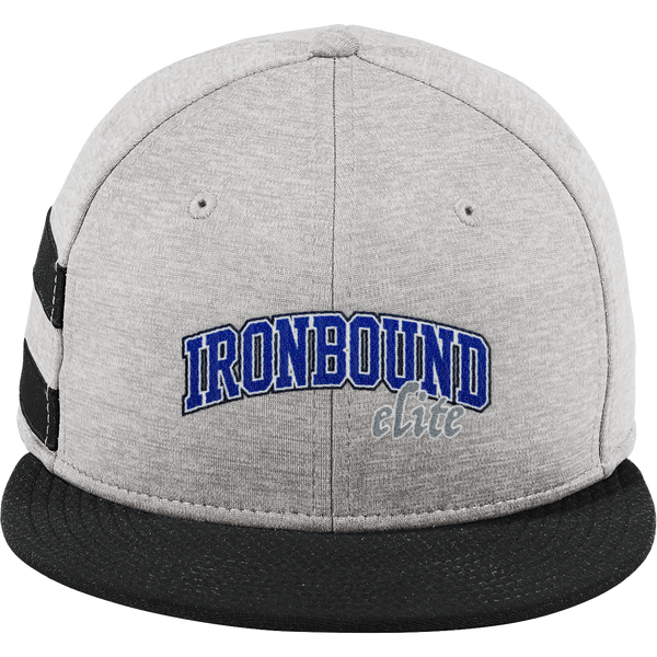 Ironbound New Era Shadow Heather Striped Flat Bill Snapback Cap