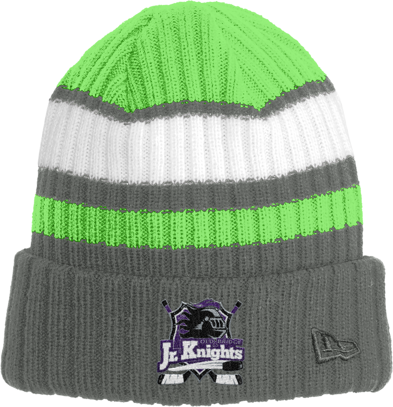 Old Bridge Jr. Knights New Era Ribbed Tailgate Beanie