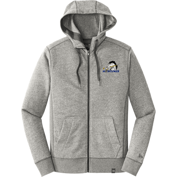 Mid-State Mustangs New Era French Terry Full-Zip Hoodie