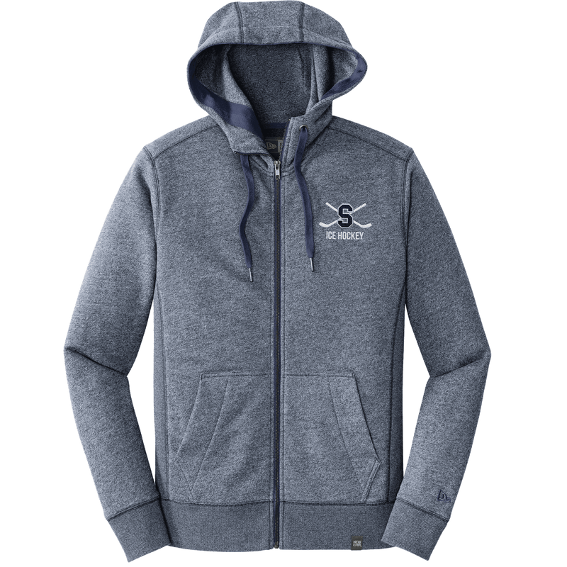 Midd South Hockey New Era French Terry Full-Zip Hoodie