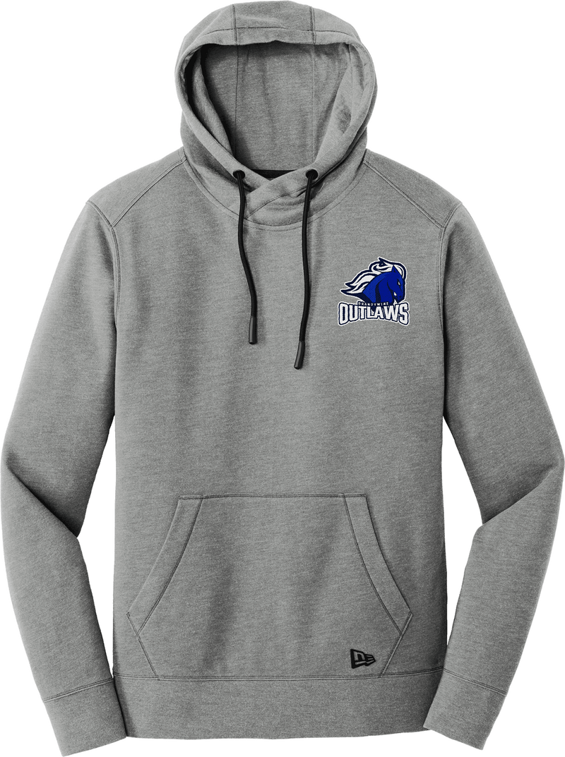 Brandywine Outlaws New Era Tri-Blend Fleece Pullover Hoodie