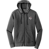 CT Whalers Tier 2 New Era Tri-Blend Fleece Full-Zip Hoodie