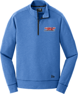 Mass Conn United New Era Tri-Blend Fleece 1/4-Zip Pullover