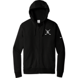 Randolph Middle School Nike Club Fleece Sleeve Swoosh Full-Zip Hoodie