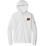 Team Maryland Nike Club Fleece Sleeve Swoosh Full-Zip Hoodie