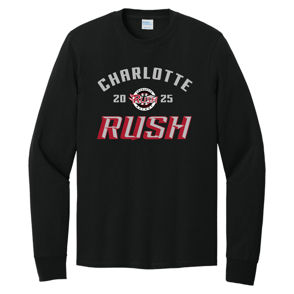 Charlotte Rush Youth Long Sleeve Core Cotton Tee